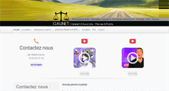 Desktop Screenshot of gaunet-avocats.fr
